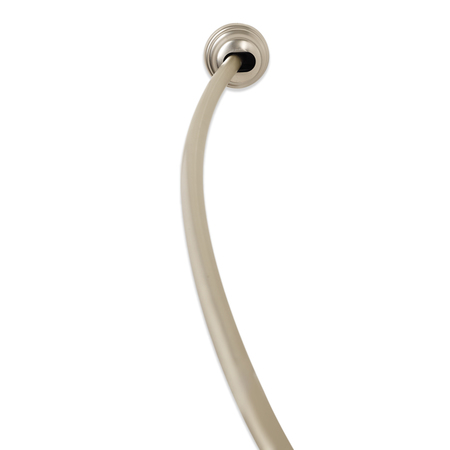 Zenna Home TENSION CURVED ROD BRUSHED NICKEL E35633BNP
